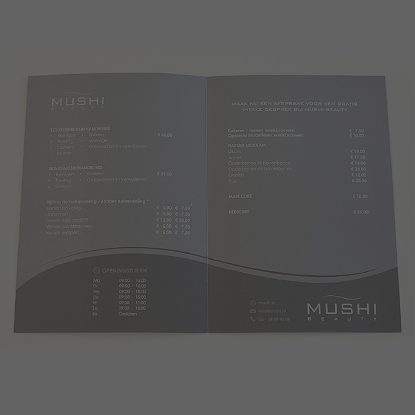 Mushi Beauty brochure